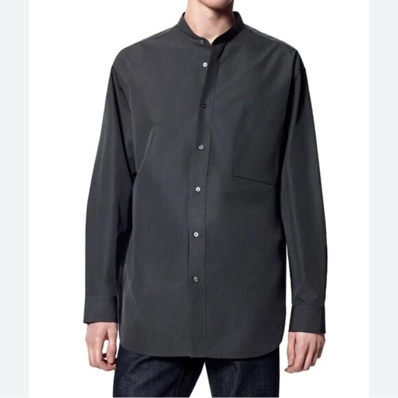 Hugo Boss Grey Dress Shirt relax fit size large - Picture 3 of 15